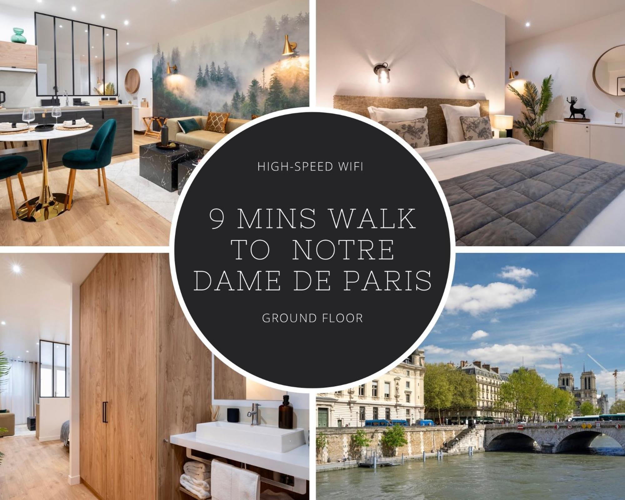 Appartement Cosy A 9 Min A Pied De La Cathedrale Notre Dame Párizs Kültér fotó