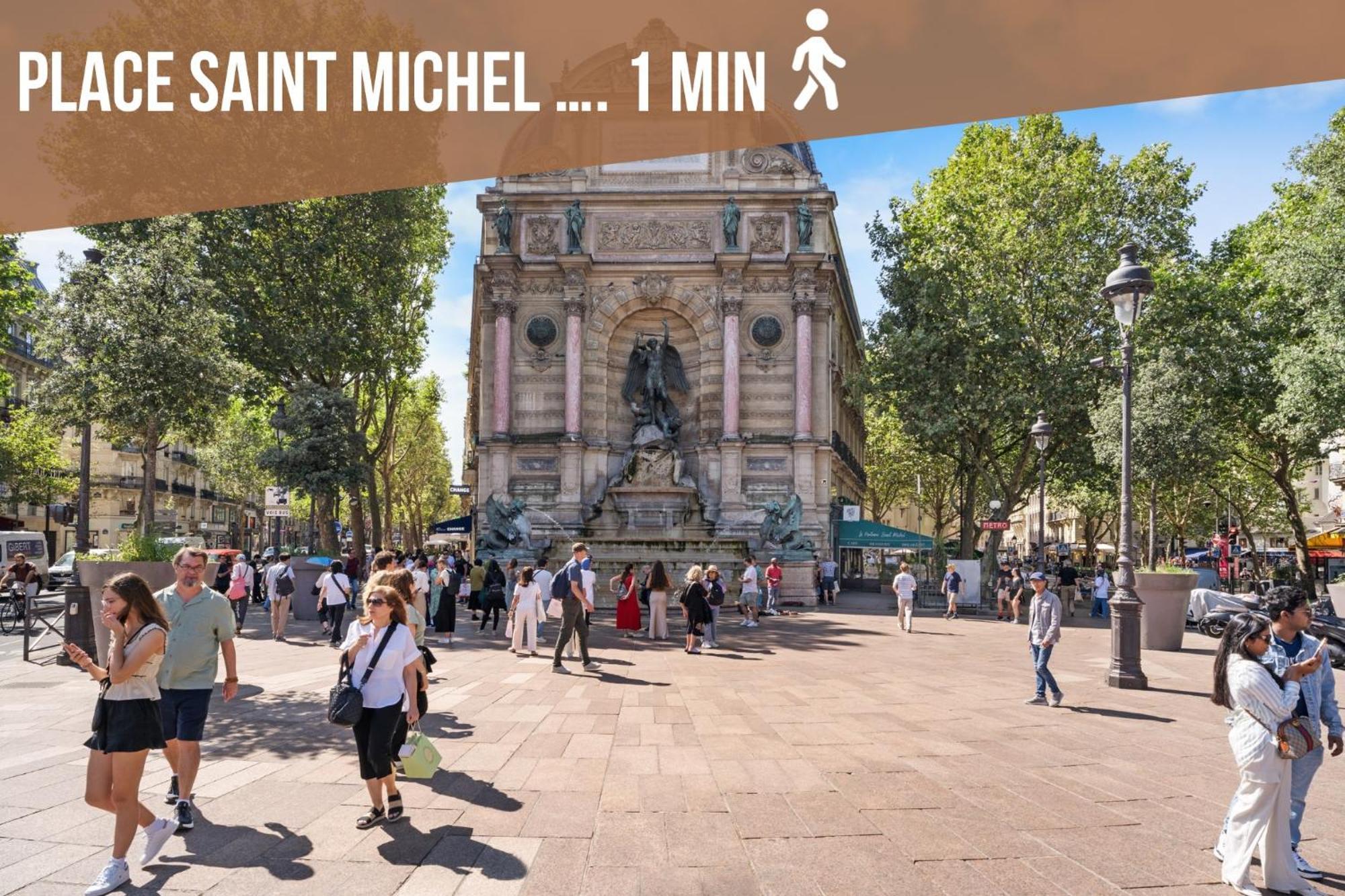 Appartement Cosy A 9 Min A Pied De La Cathedrale Notre Dame Párizs Kültér fotó